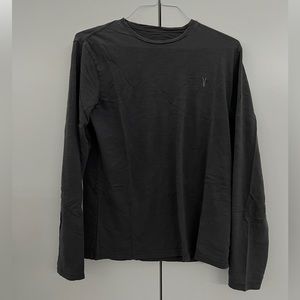 All Saints crew neck sweatshirt in black - M